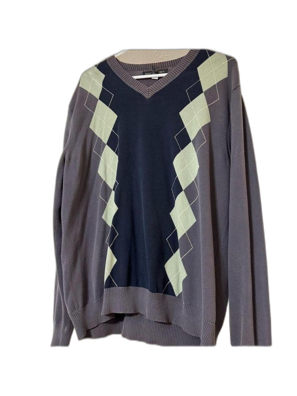 Banana Republic Men's Grey Sweater Size LG